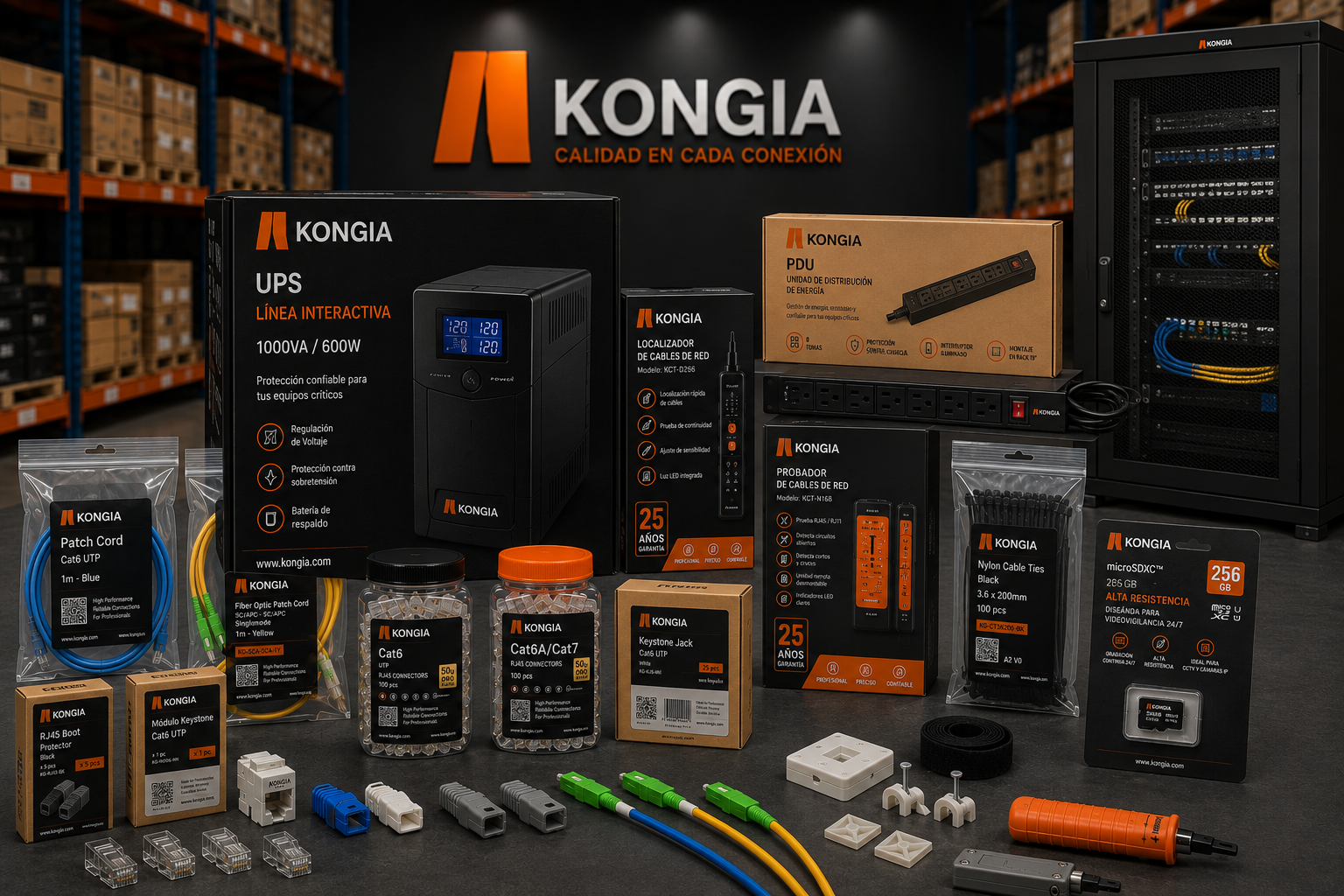 KONGIA — Diseñado para Distribución Profesional