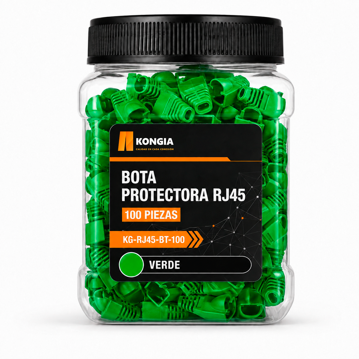 Escenarios de uso - Bota Plástica para Protección de Plug RJ45, Bote 100 Piezas, Color