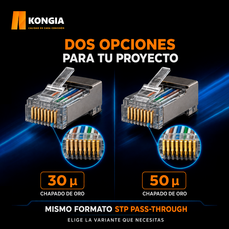 KNC-RJ45-5E-S-PT30-100 Infografía 3