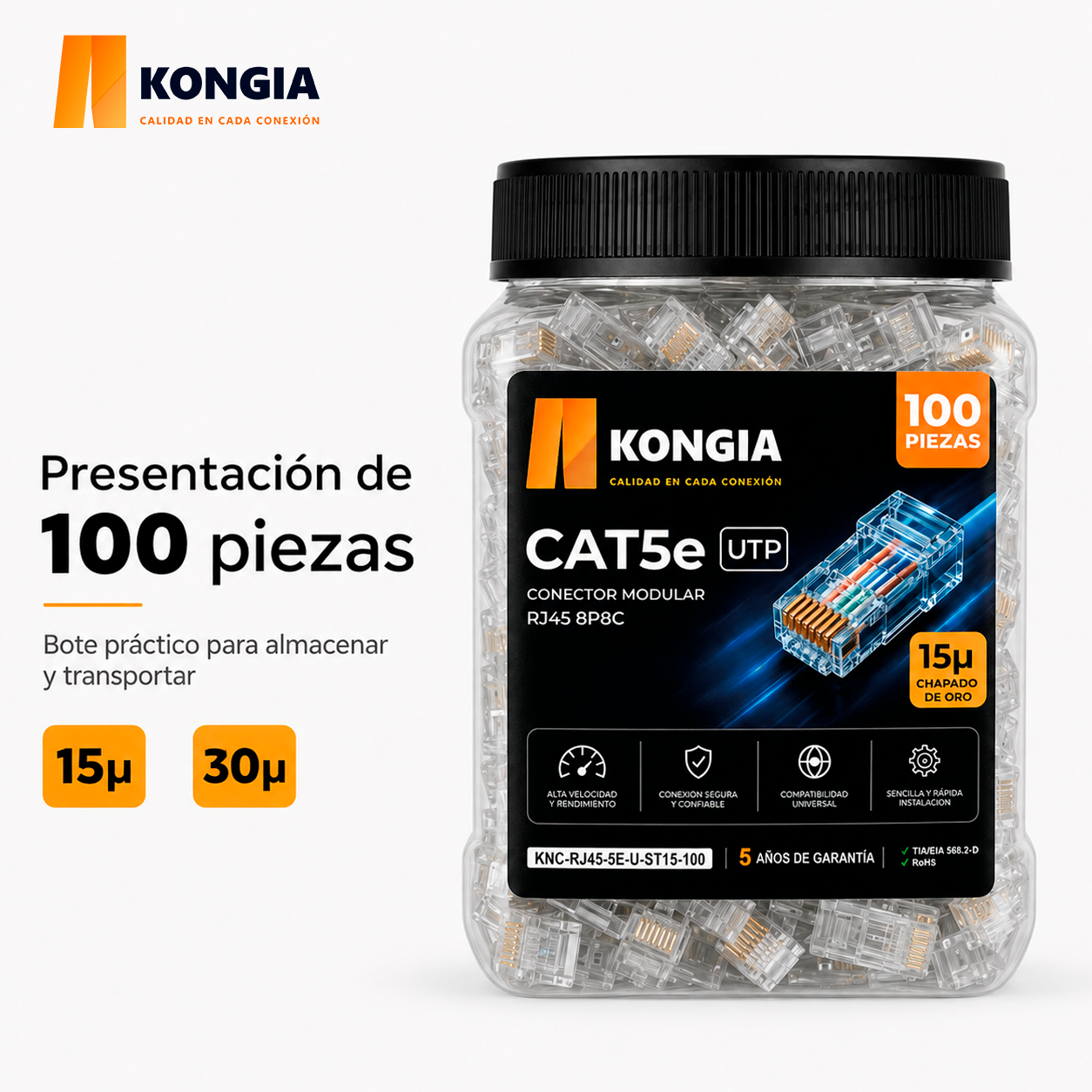 KNC-RJ45-5E-U-ST15-100 Infografía 5