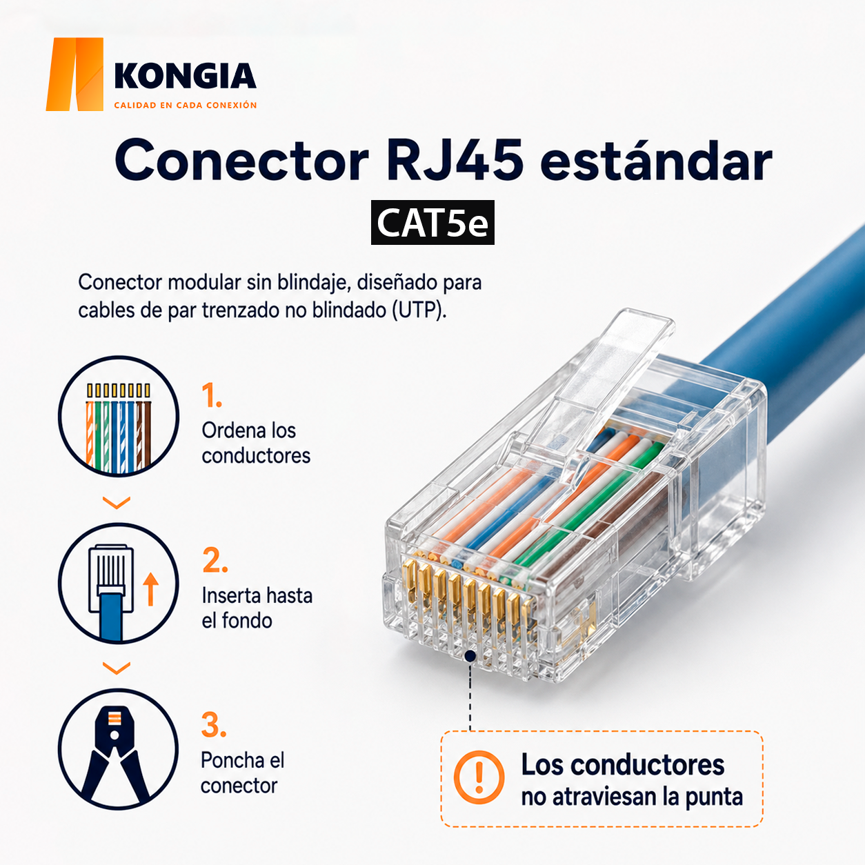 KNC-RJ45-5E-U-ST30-100 Infografía 1